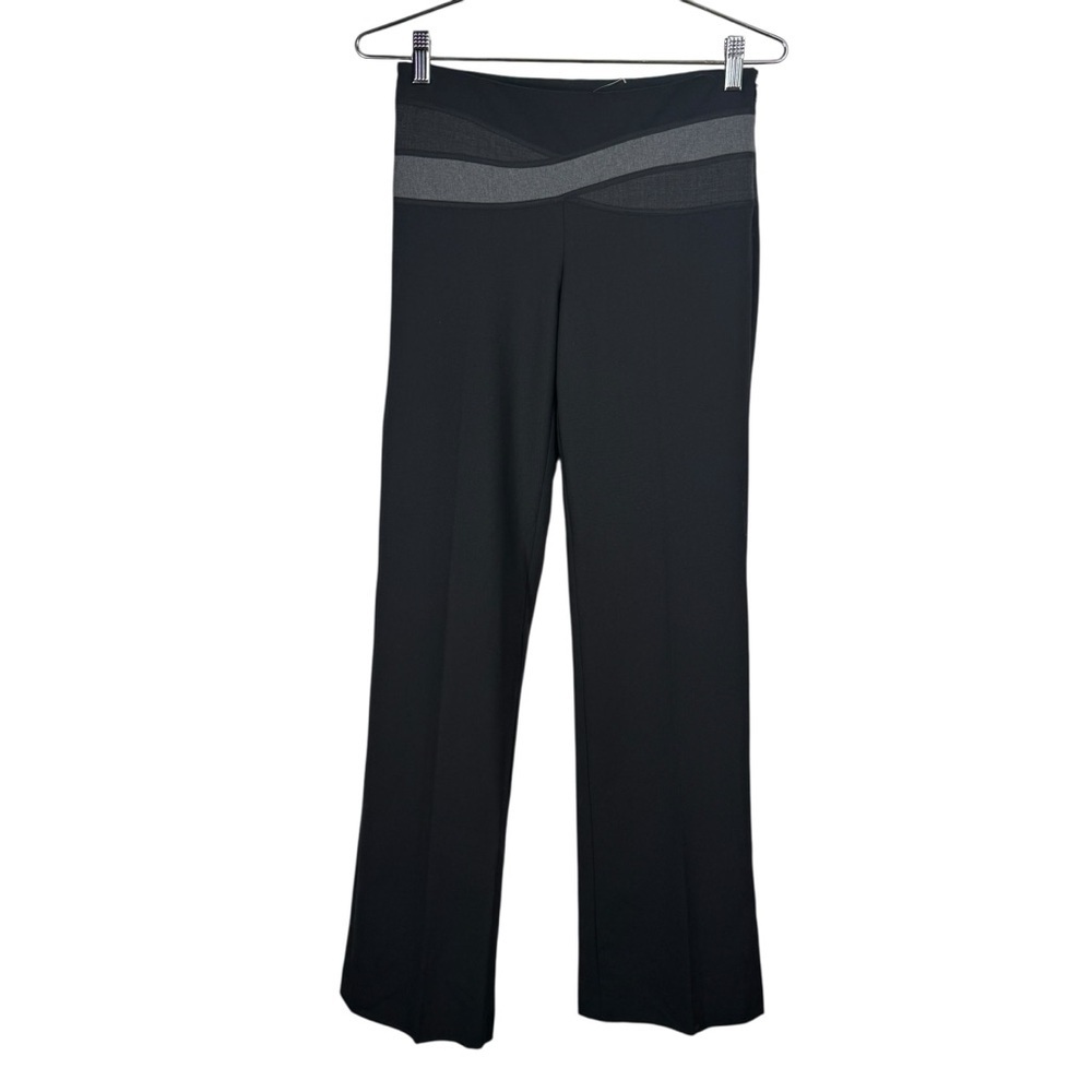 BCBGMaxAzria Black Wool Blend Bootcut Pants, Size 2